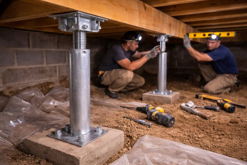 Crawlspace Structural Repair in Summerville, SC