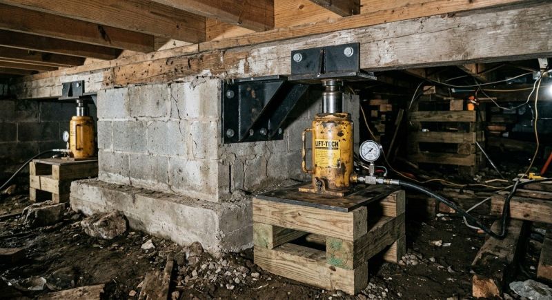 Foundation Jacking in Charleston, SC