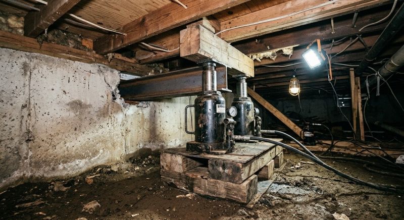 Foundation Jacking in Holly Hill, SC