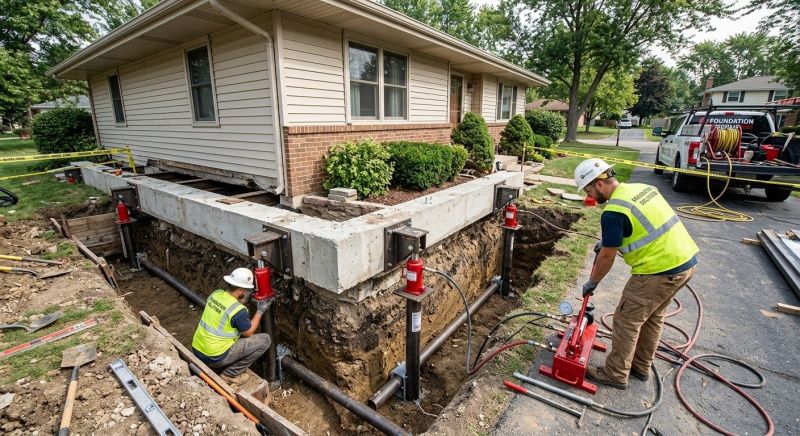 Foundation Jacking in Hollywood, SC