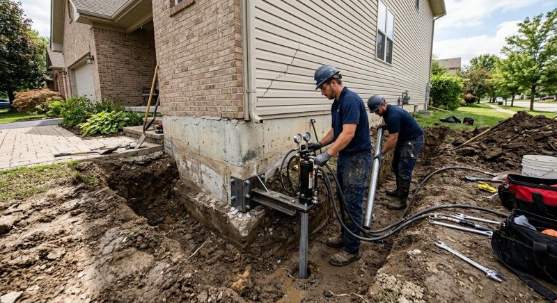 Foundation Settlement Repair in Summerville, SC
