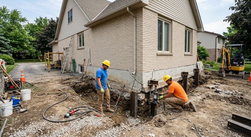 Helical Piers Installation in Summerville, SC