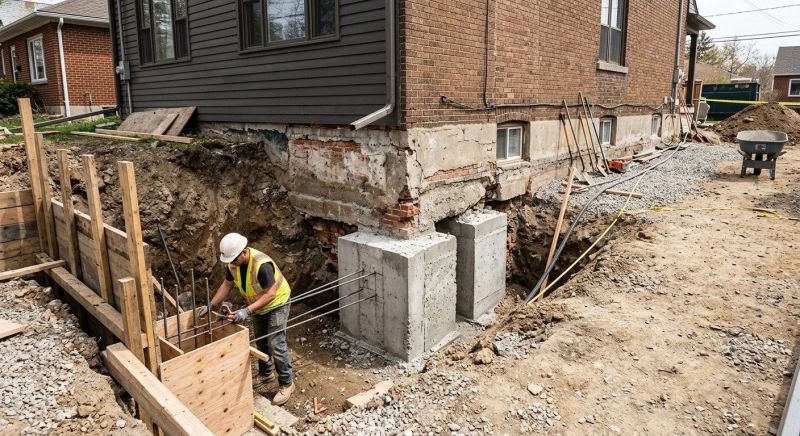 Structural Underpinning in Summerville, SC