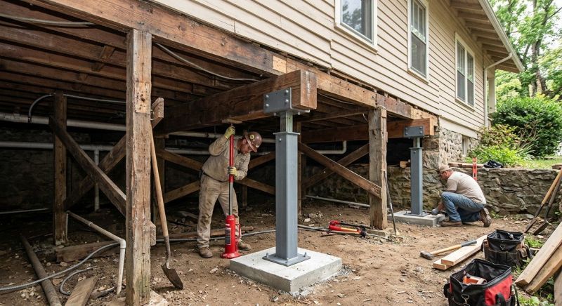 Structural Underpinning in Summerville, SC