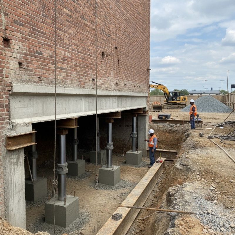 Structural Underpinning in Summerville, SC